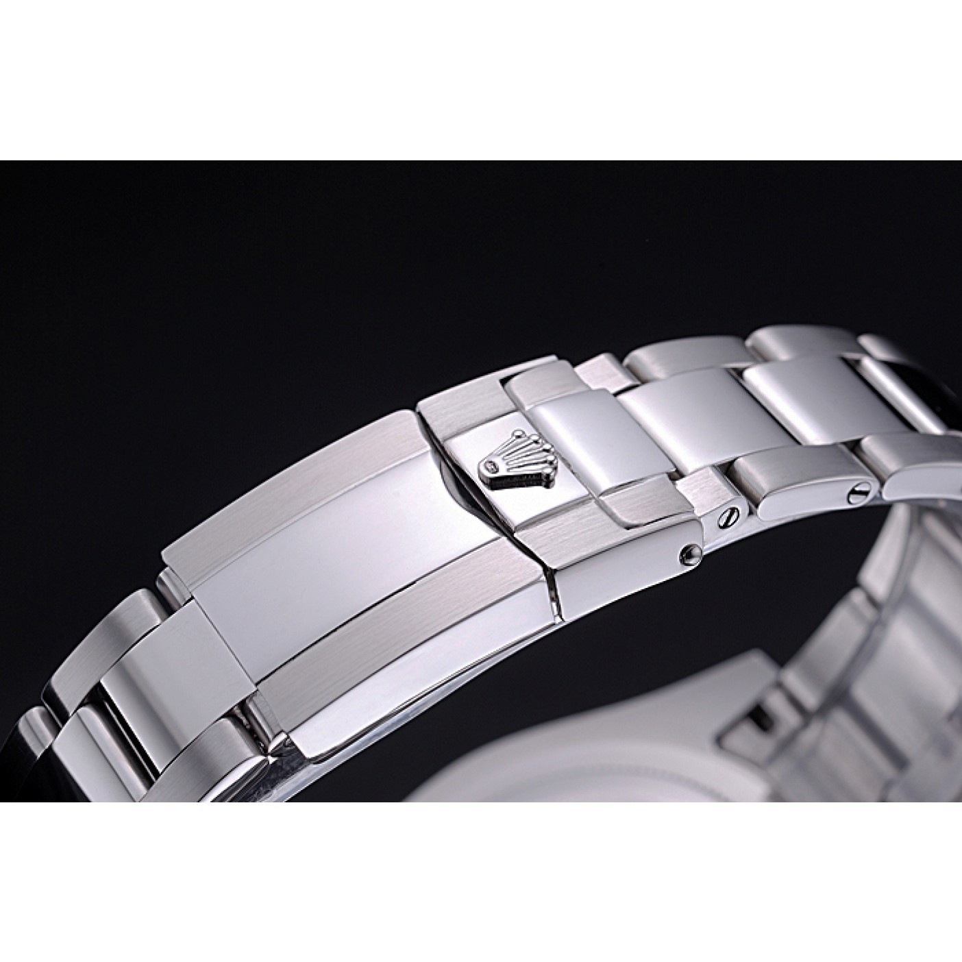 MiroTime Rolex Cosmograph Daytona Black Dial Stainless Steel Bracelet 622543