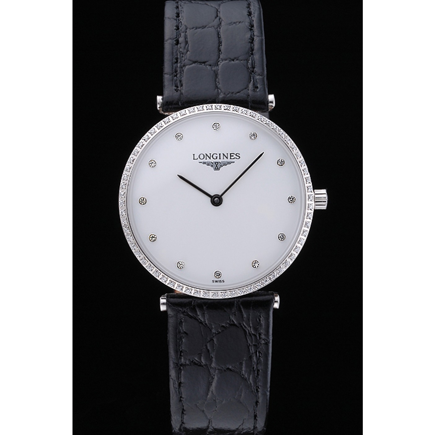 MiroTime Longines La Grande Classique White Dial Diamond Markers Homme 622135