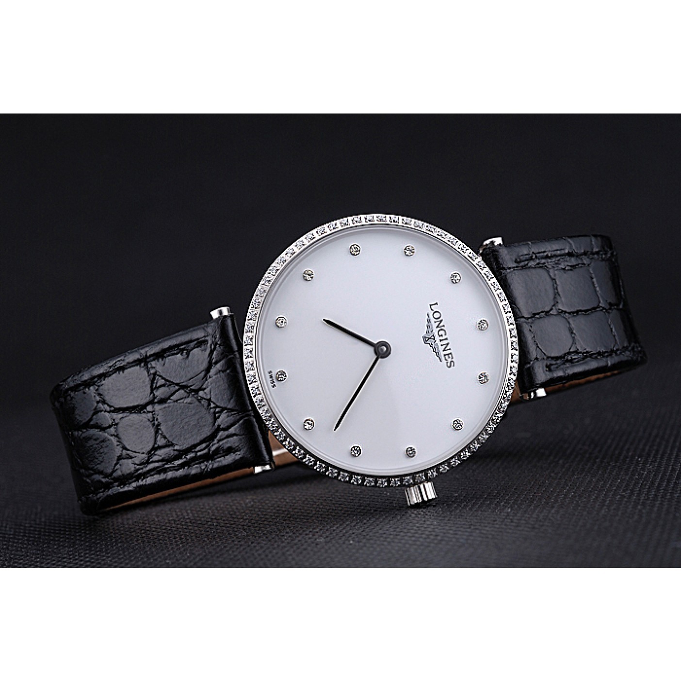 MiroTime Longines La Grande Classique White Dial Diamond Markers Homme 622135