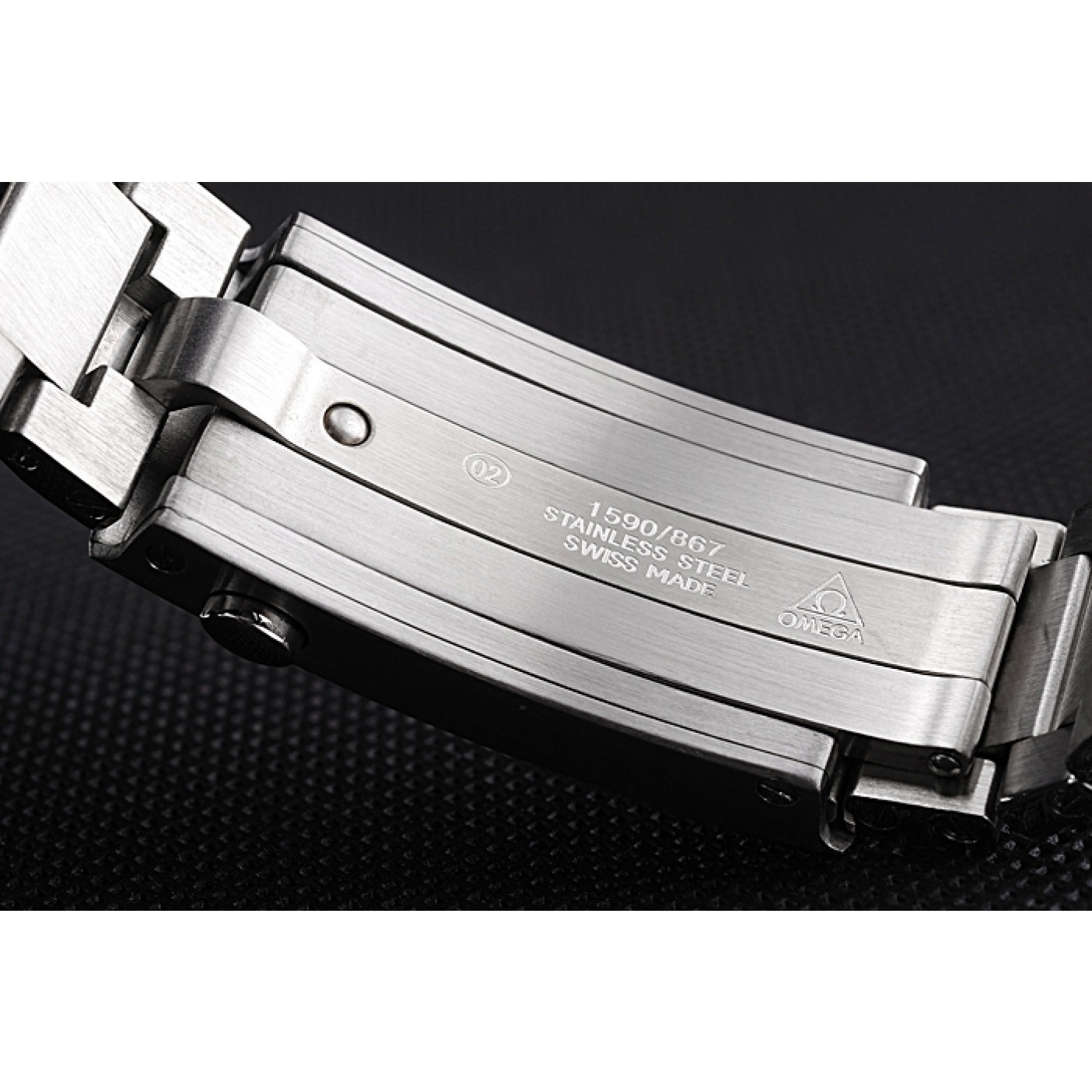 MiroTime Swiss Omega Seamaster Black Dial Stainless Steel Case And Bracelet 622843
