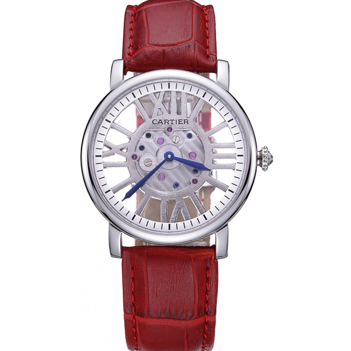 MiroTime Cartier Rotonde Skeleton Flying Tourbillon Red 621967
