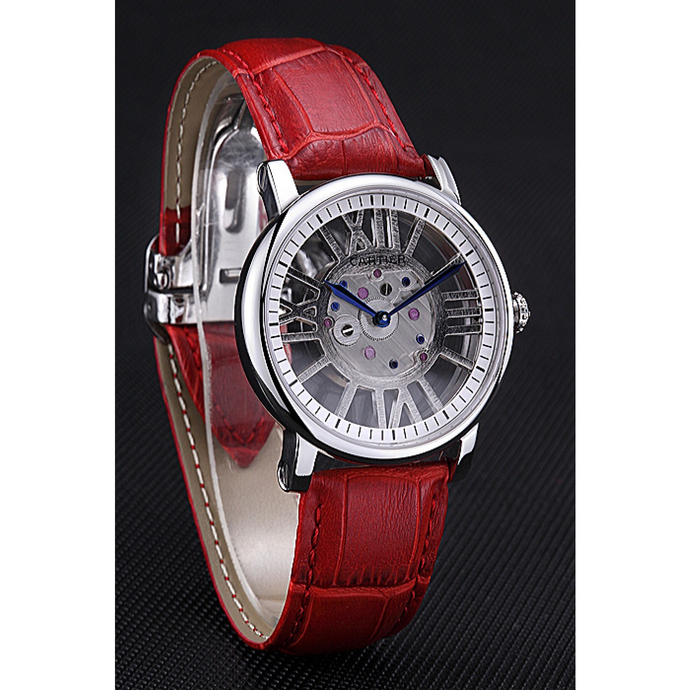 MiroTime Cartier Rotonde Skeleton Flying Tourbillon Red 621967