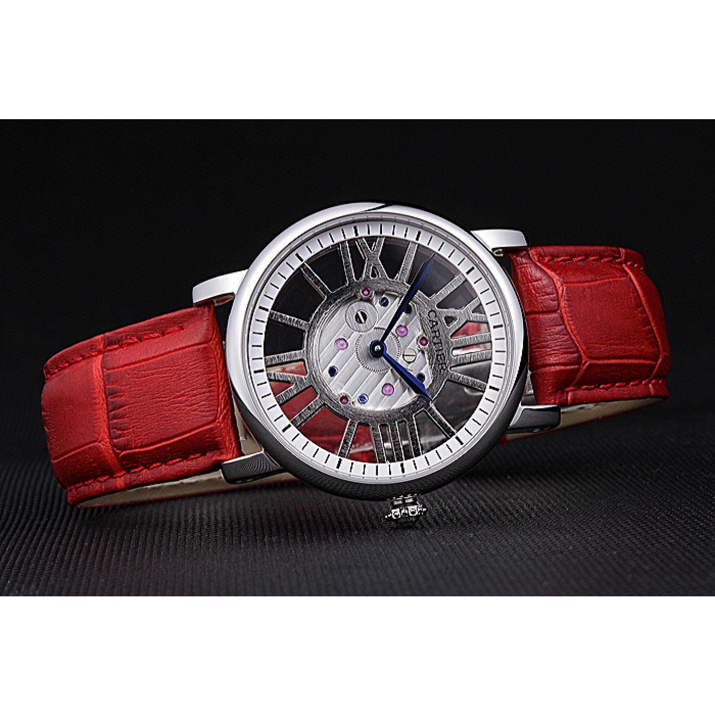 MiroTime Cartier Rotonde Skeleton Flying Tourbillon Red 621967