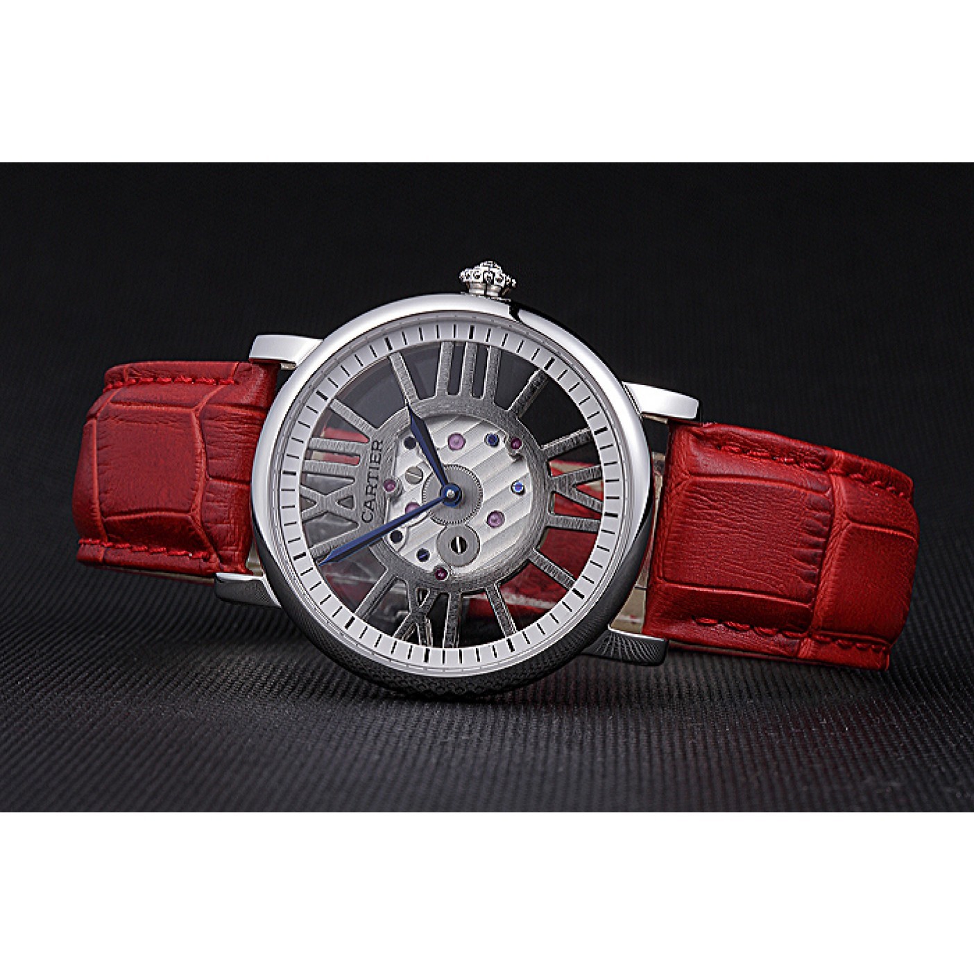 MiroTime Cartier Rotonde Skeleton Flying Tourbillon Red 621967