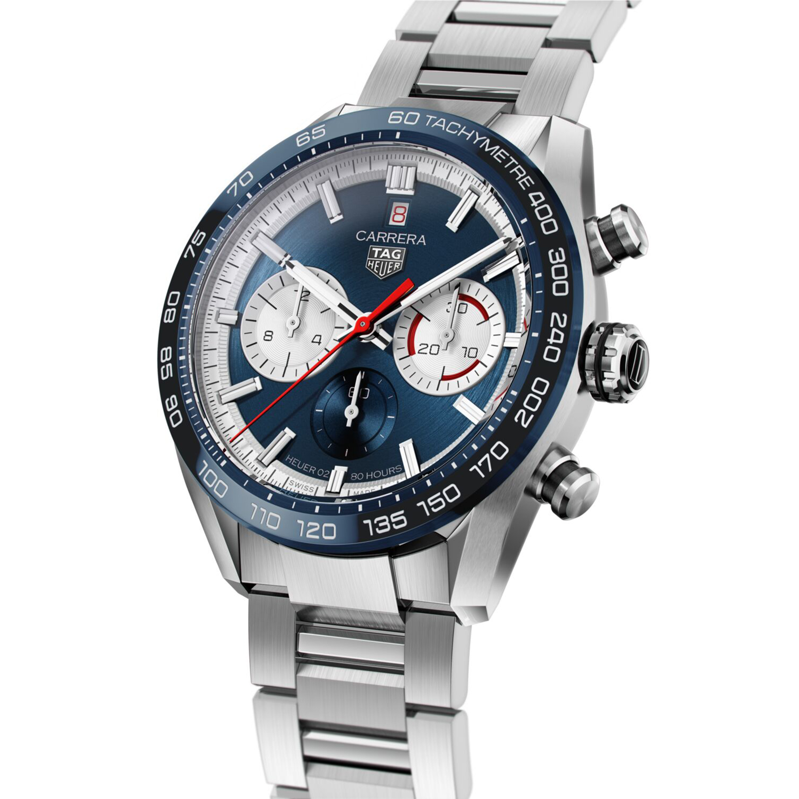 MiroTime Swiss TAG Heuer 160th Anniversary Limited Edition Carrera 44mm Mens Watch CBN2A1E.BA0643