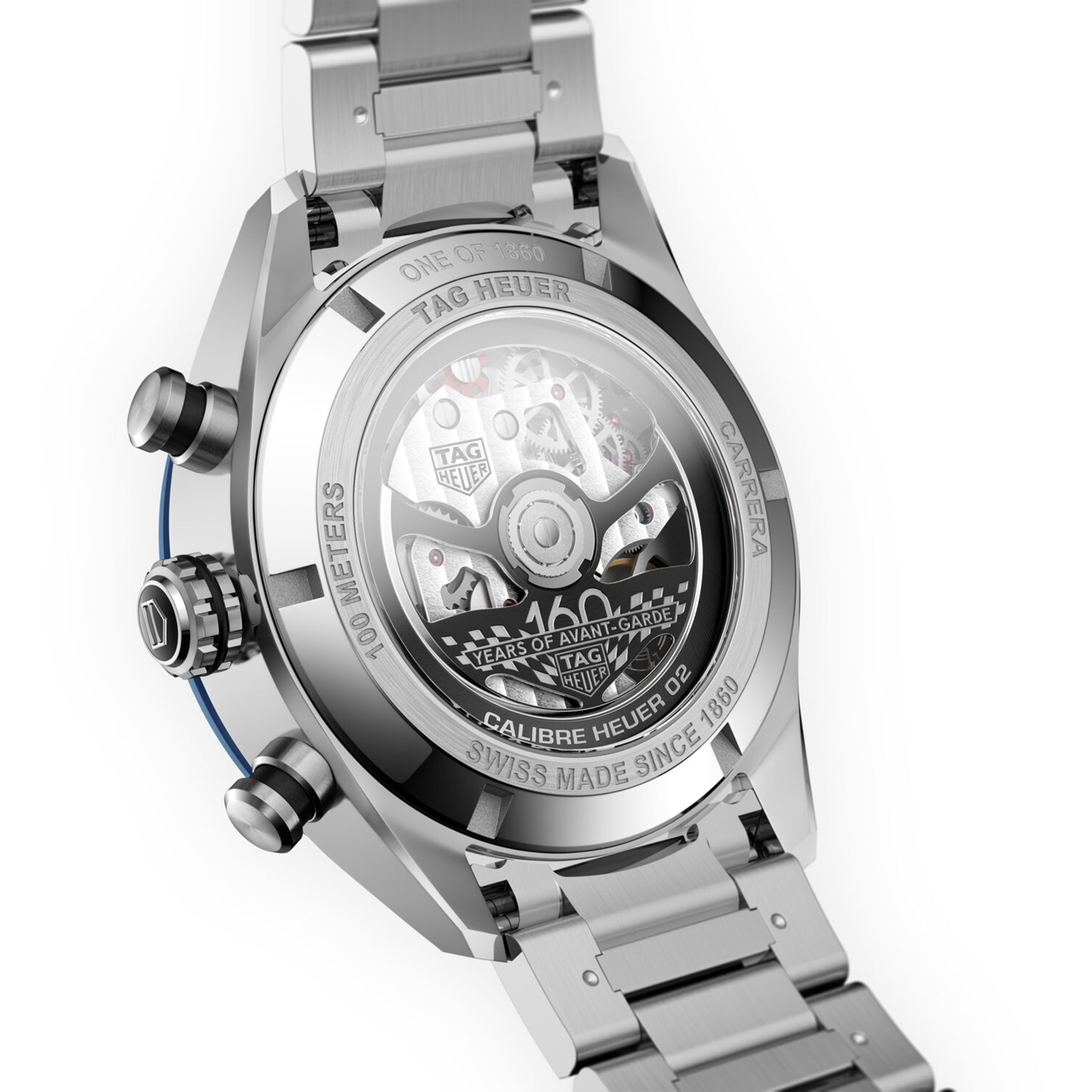 MiroTime Swiss TAG Heuer 160th Anniversary Limited Edition Carrera 44mm Mens Watch CBN2A1E.BA0643