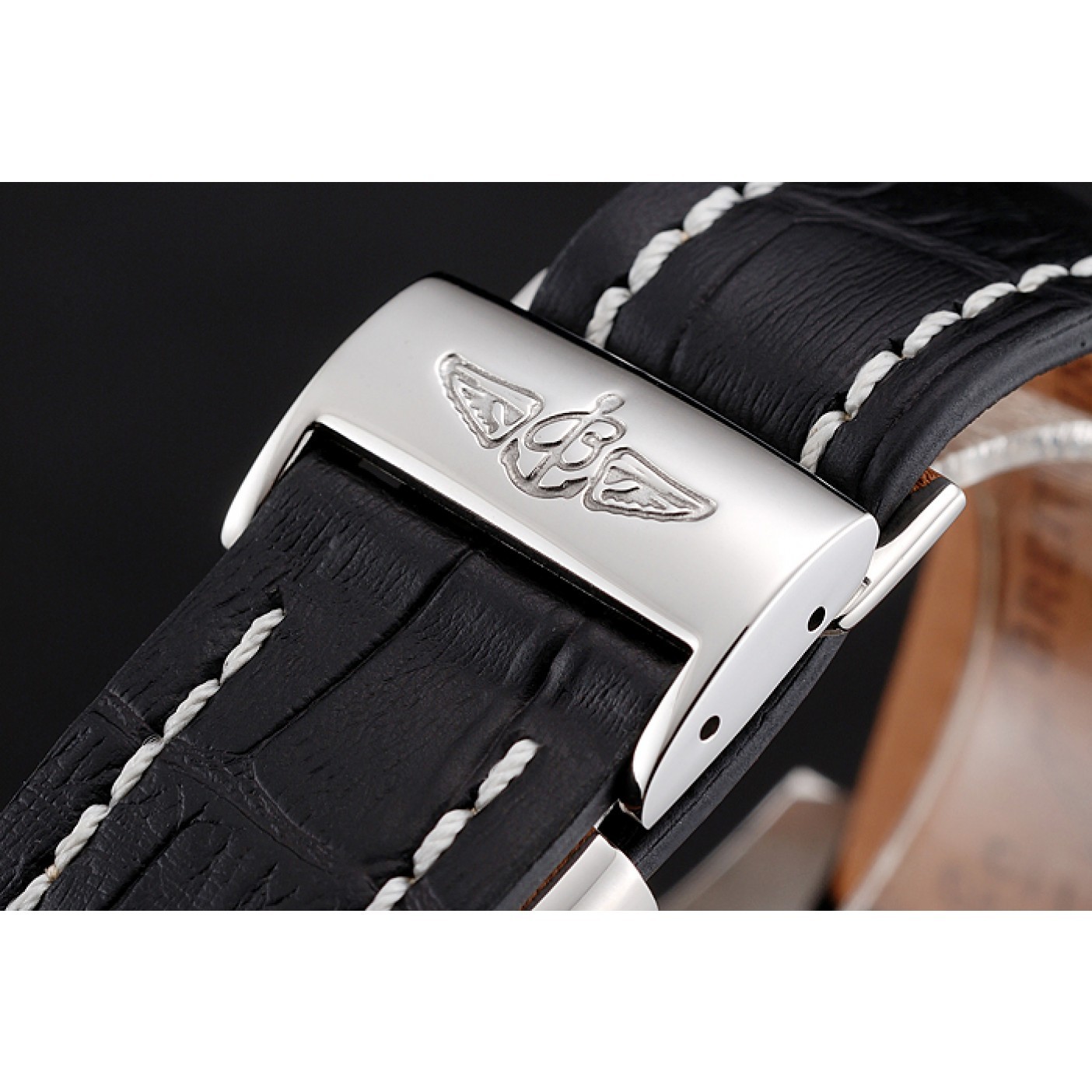MiroTime Breitling Bentley Mulliner Tourbillon Yellow Dial Stainless Steel Case Black Leather Strap 622730