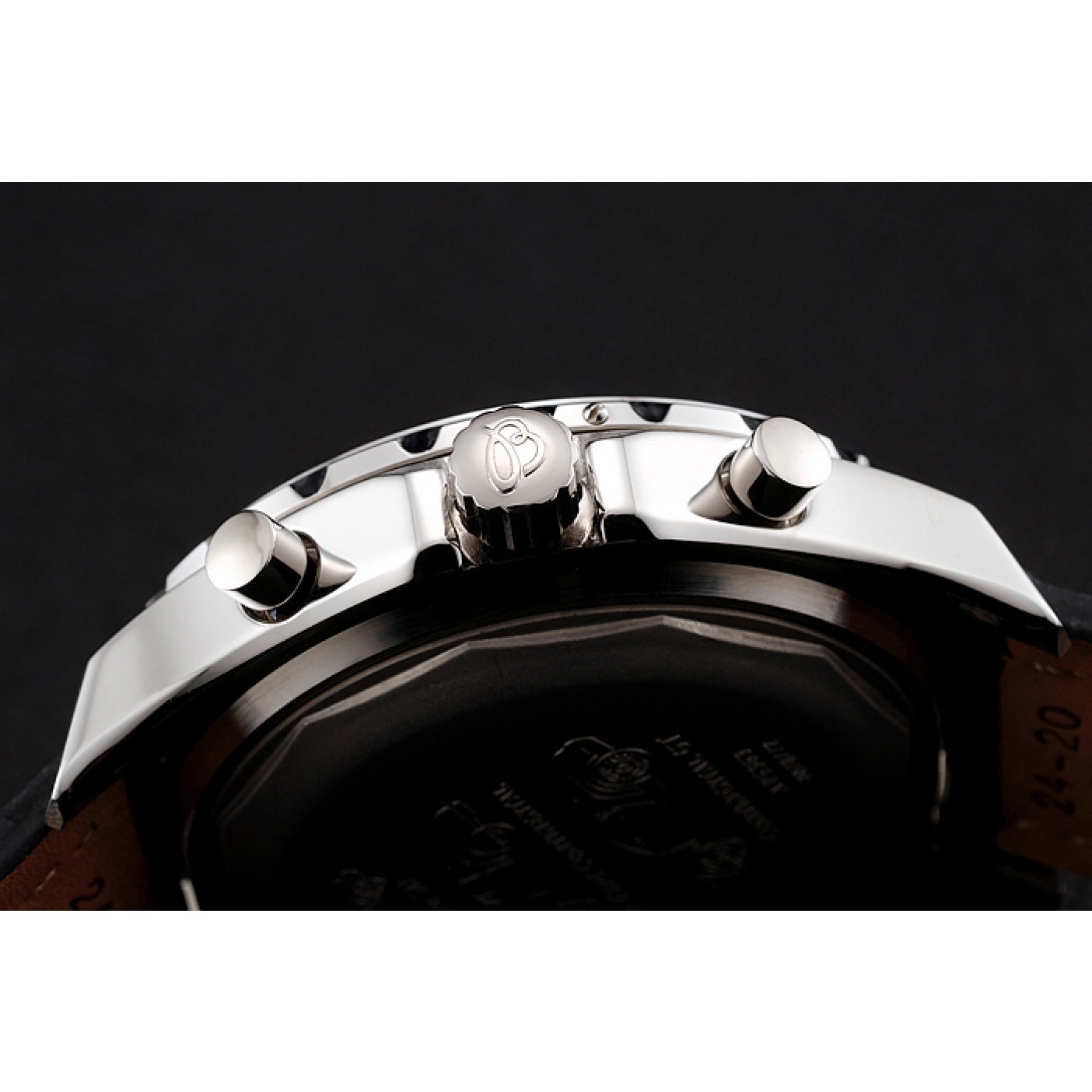 MiroTime Breitling Bentley Mulliner Tourbillon Yellow Dial Stainless Steel Case Black Leather Strap 622730