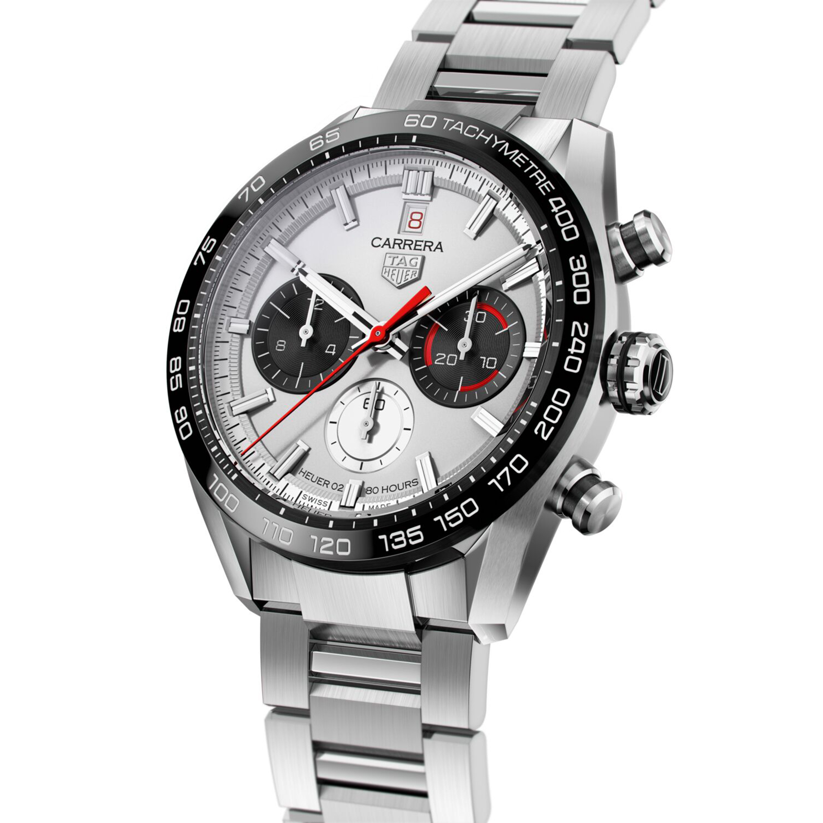 MiroTime Swiss TAG Heuer 160th Anniversary Limited Edition Carrera 44mm Mens Watch CBN2A1D.BA0643