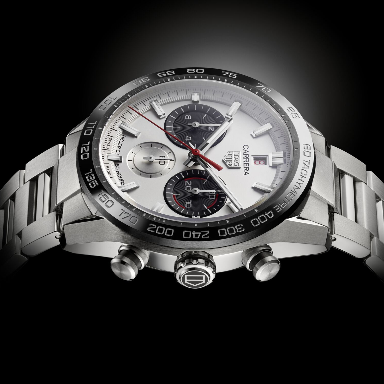 MiroTime Swiss TAG Heuer 160th Anniversary Limited Edition Carrera 44mm Mens Watch CBN2A1D.BA0643