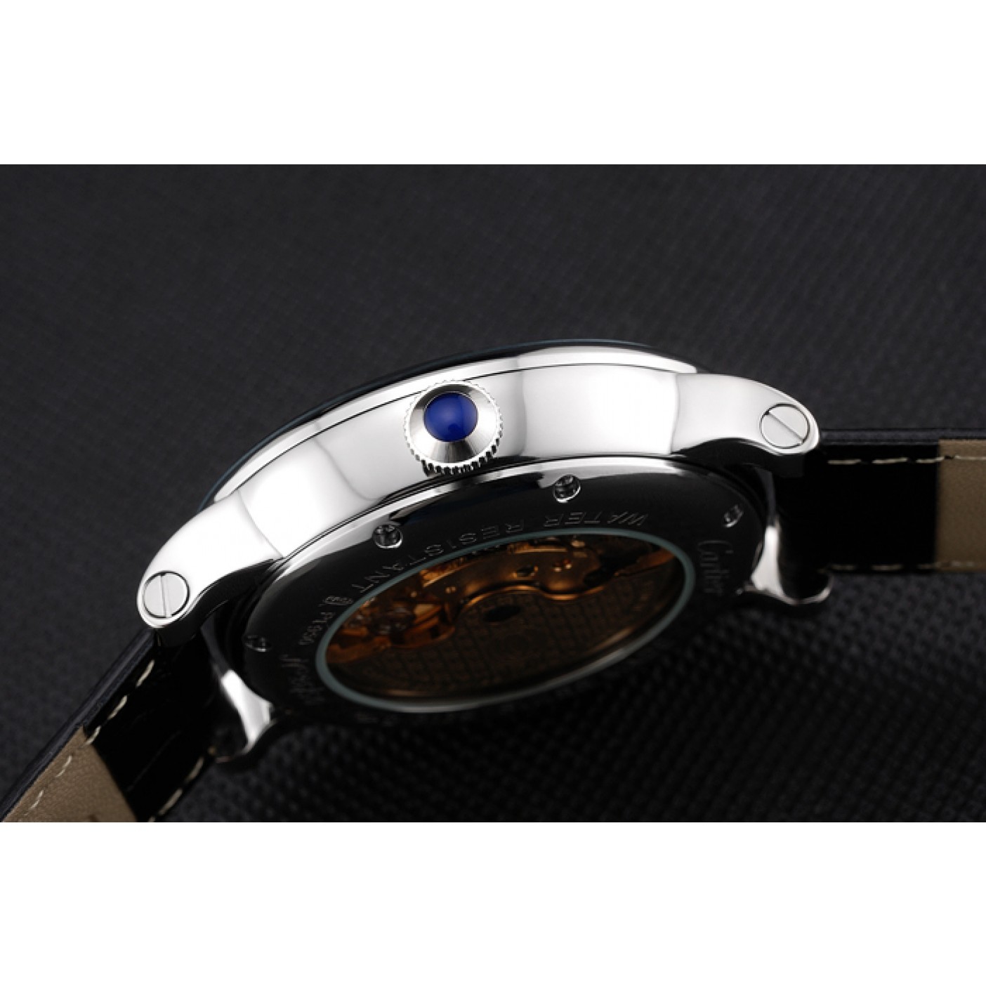 MiroTime Cartier Rotonde Flying Tourbillon White Dial 621938