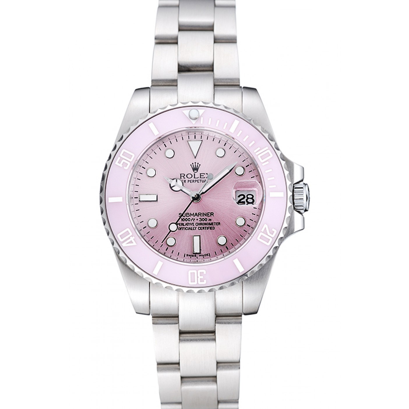 MiroTime Rolex Submariner Lilas Dial Stainless Steel Bracelet 1454155