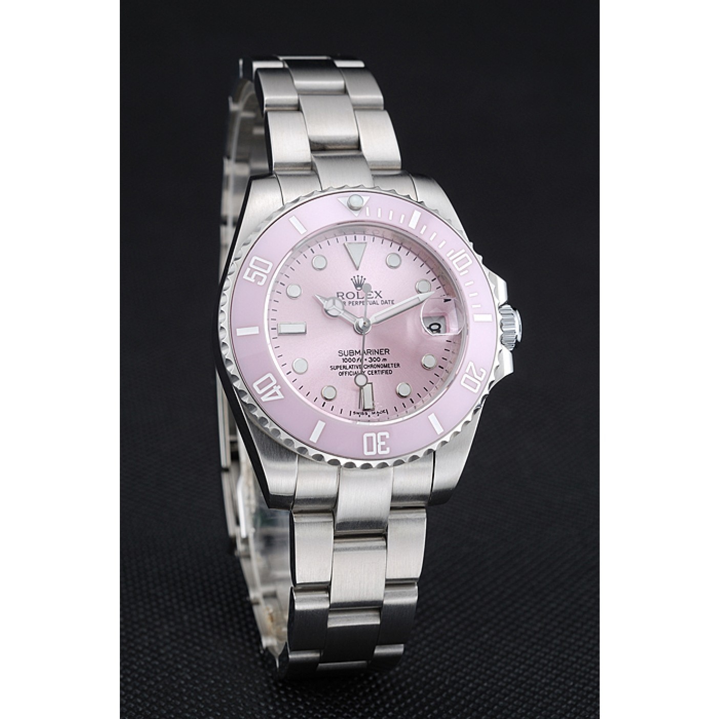 MiroTime Rolex Submariner Lilas Dial Stainless Steel Bracelet 1454155