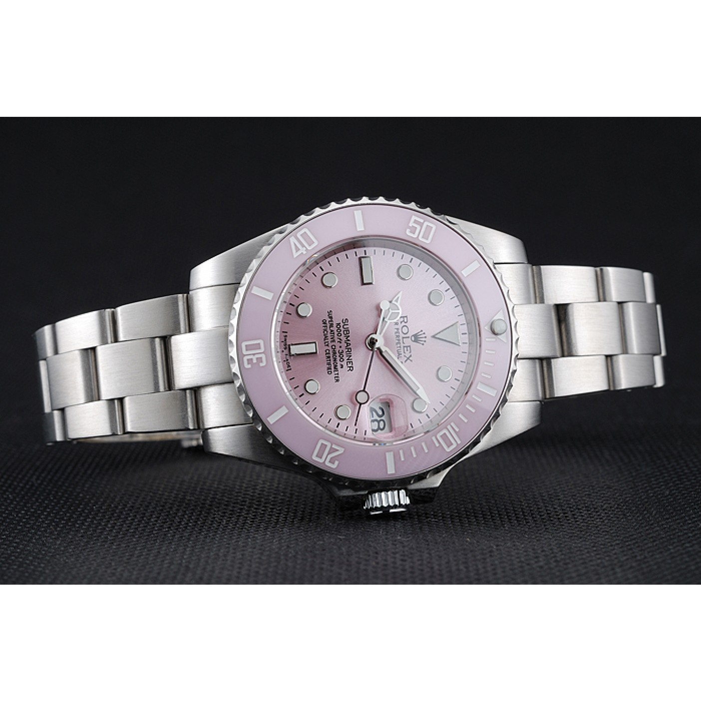 MiroTime Rolex Submariner Lilas Dial Stainless Steel Bracelet 1454155