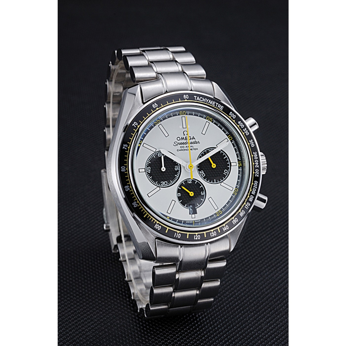 MiroTime Omega Speedmaster White Dial Stainless Steel Strap 622050