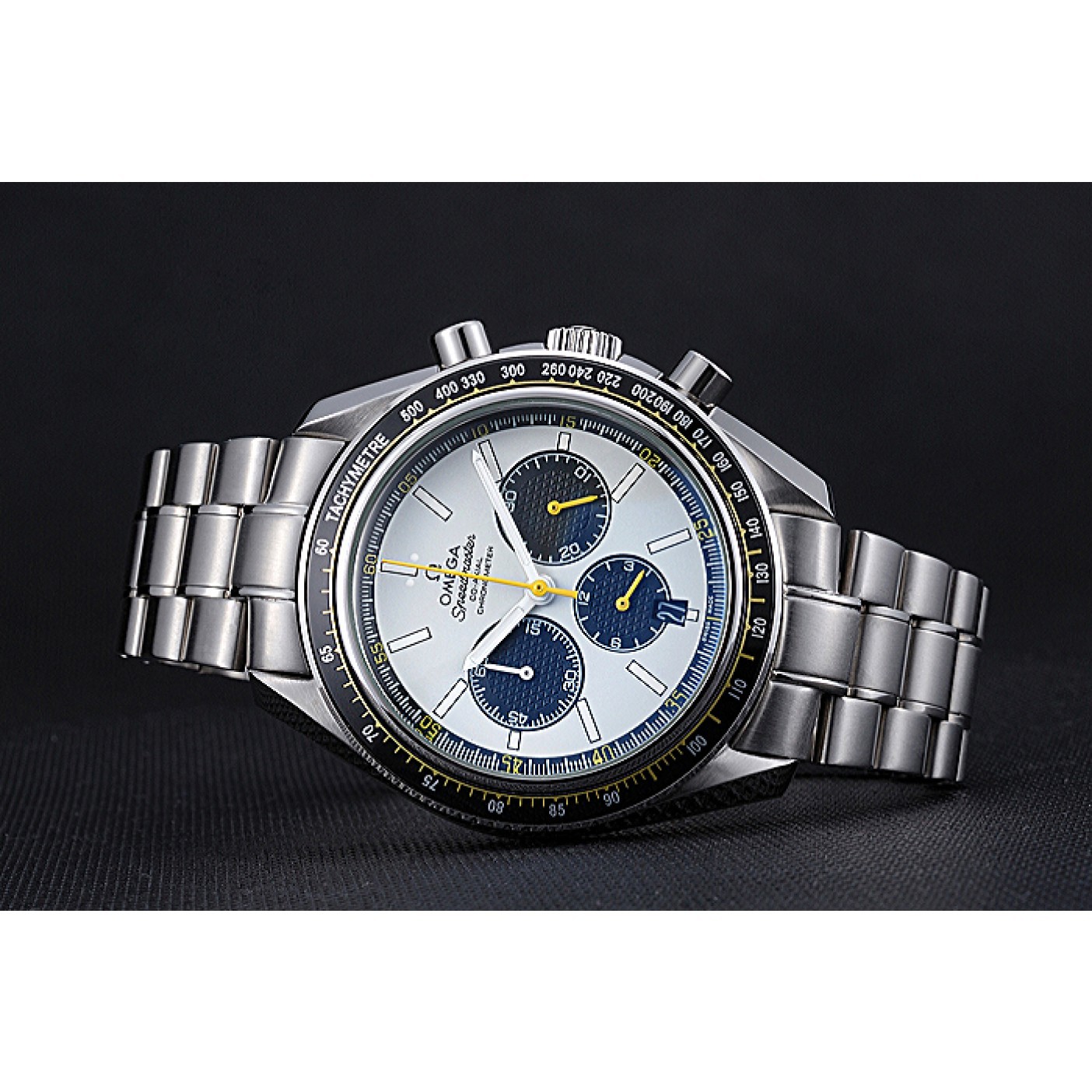 MiroTime Omega Speedmaster White Dial Stainless Steel Strap 622050