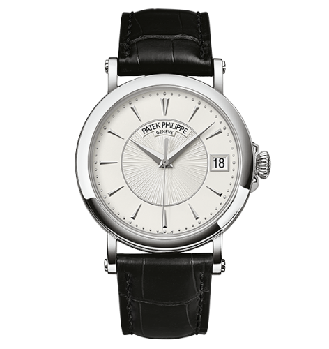 MiroTime AAA Replica Patek Philippe Calatrava Silver Watch 5153G-010