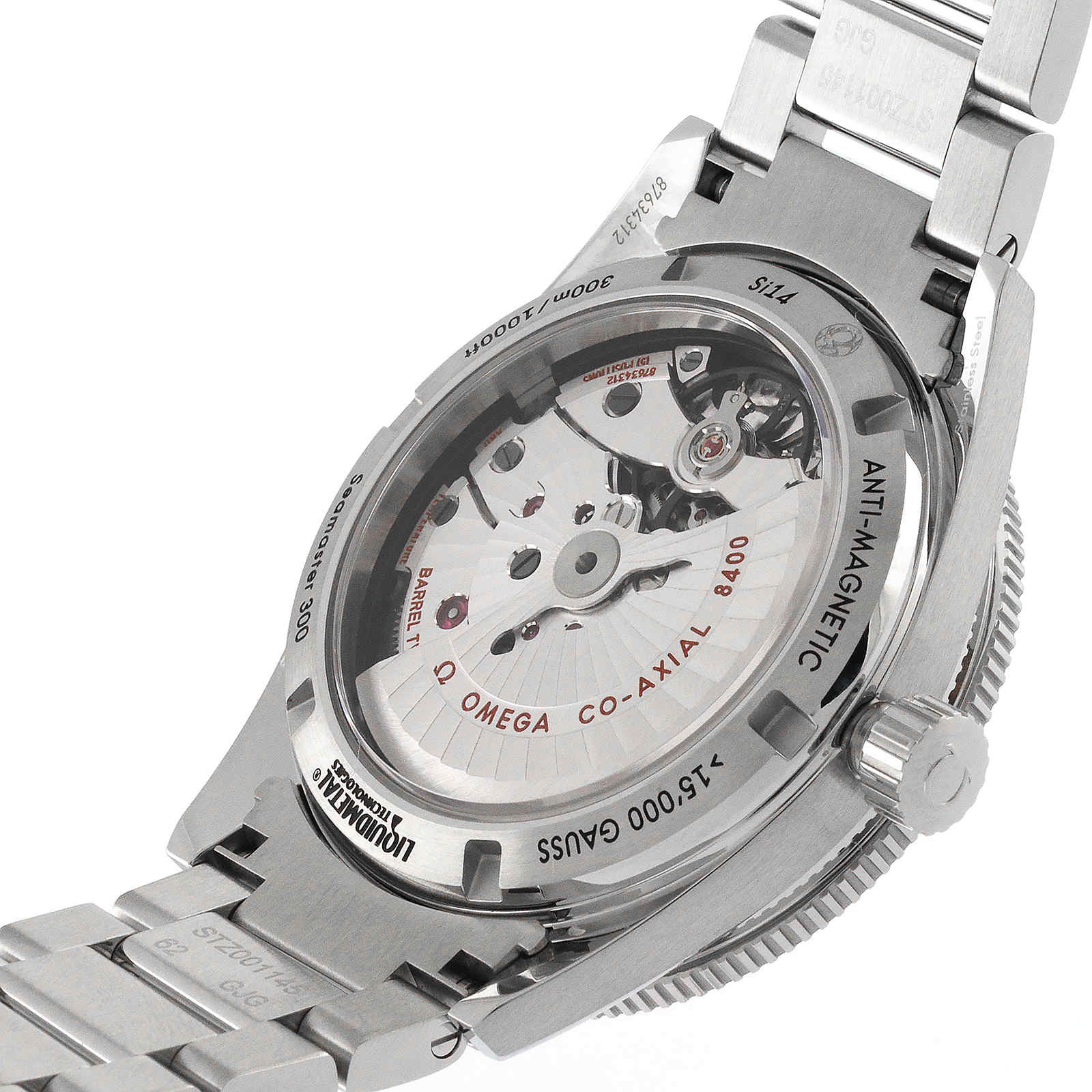 MiroTime Swiss Omega Seamaster 300m Co-Axial 41mm Mens Watch O23330412101001