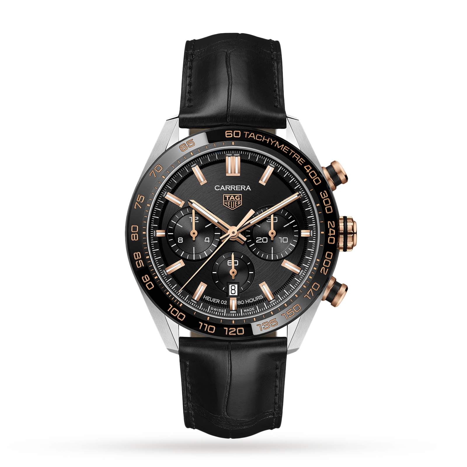 MiroTime Swiss TAG Heuer Carrera Calibre Heuer 02 44mm Mens Watch CBN2A5A.FC6481