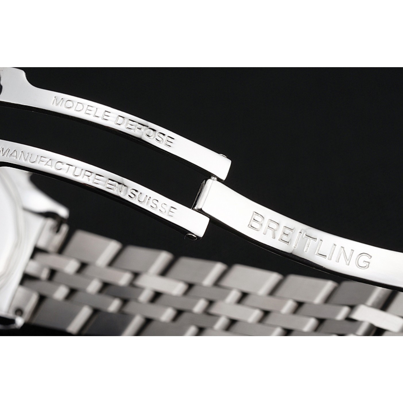 MiroTime Breitling Colt Lady Black Dial Diamond Hour Marks Stainless Stees Case And Bracelet