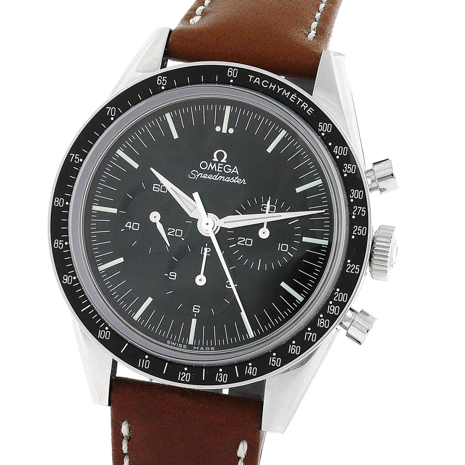 MiroTime Swiss Omega Speedmaster Moonwatch 39.7mm Mens Watch O31132403001001