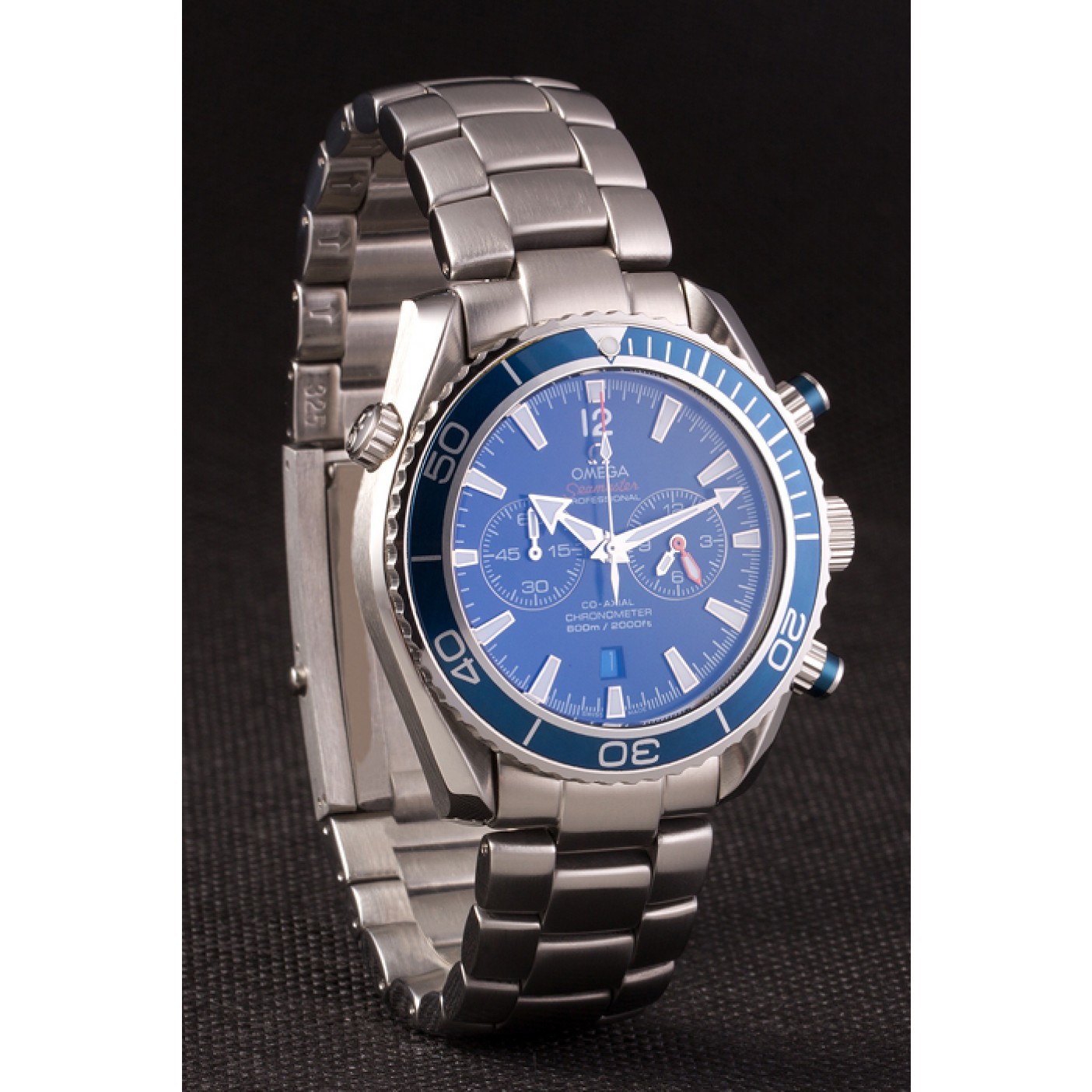 MiroTime Omega Seamaster Planet Ocean Blue Bezel Blue Dial Stainless Steel Strap 80239