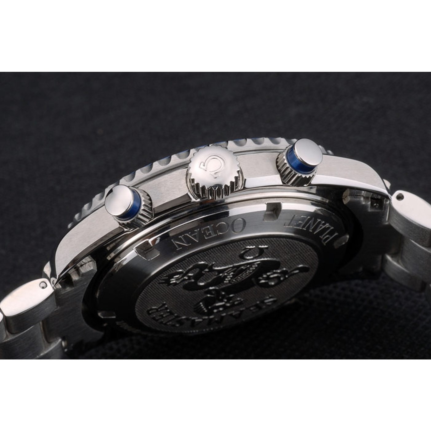 MiroTime Omega Seamaster Planet Ocean Blue Bezel Blue Dial Stainless Steel Strap 80239