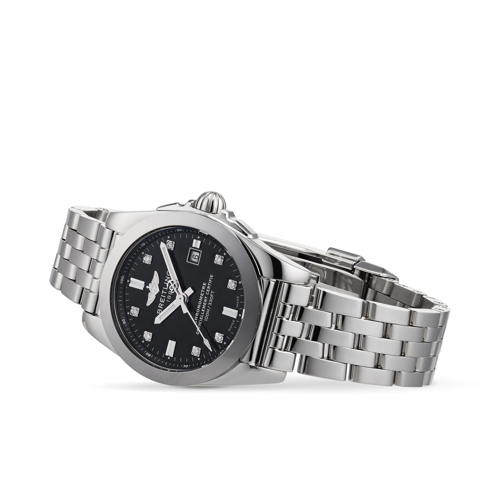MiroTime Swiss Breitling Galactic 29 Sleek Steel W72348121B1A1