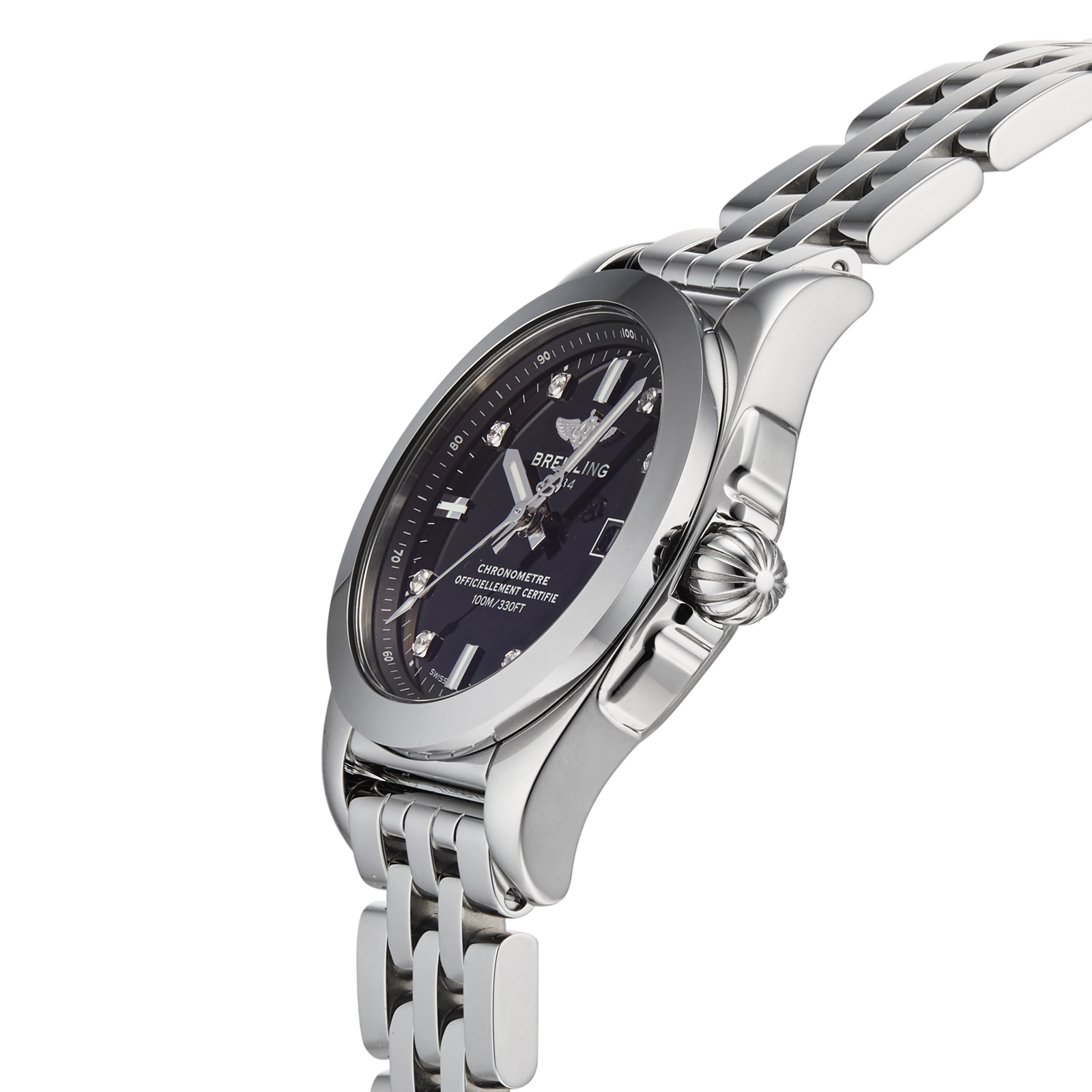 MiroTime Swiss Breitling Galactic 29 Sleek Steel W72348121B1A1