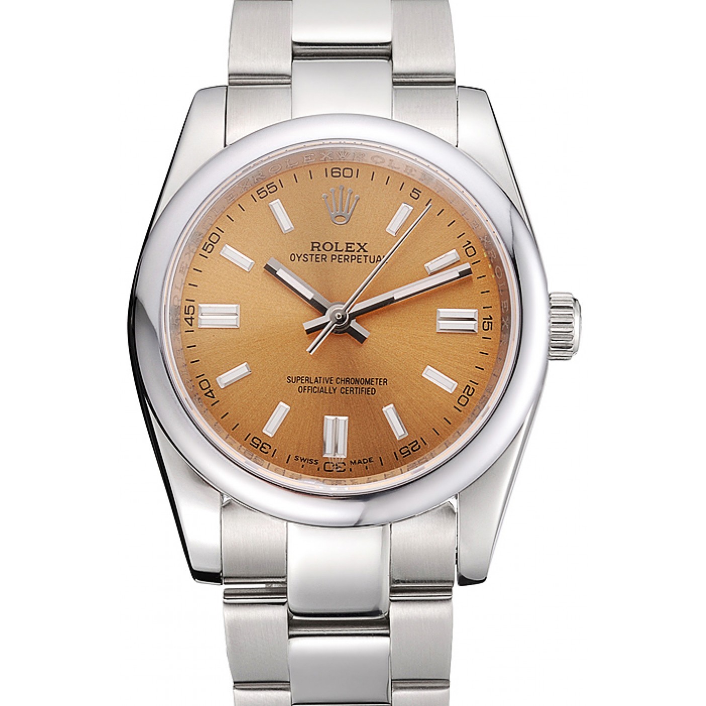 MiroTime Rolex Oyster Perpetual DateJust Stainless Steel Case Champagne Dial Stainless Steel Bracelet 622639