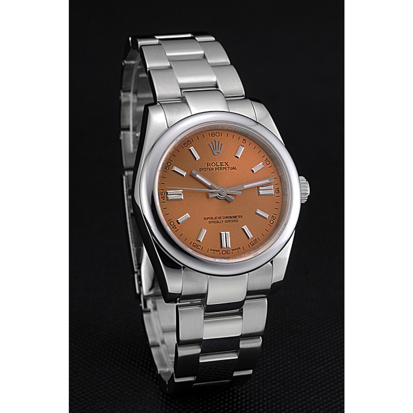 MiroTime Rolex Oyster Perpetual DateJust Stainless Steel Case Champagne Dial Stainless Steel Bracelet 622639