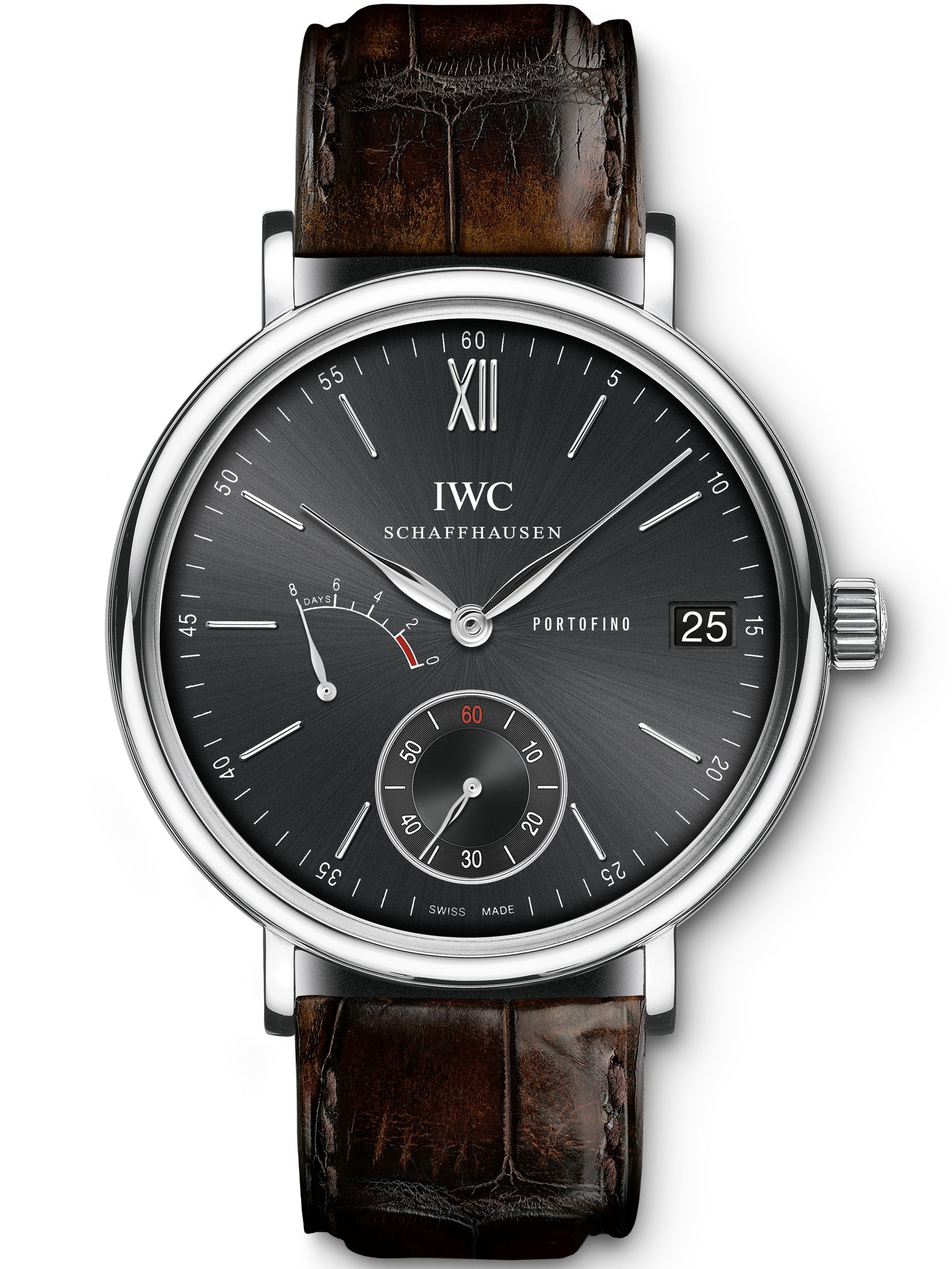 MiroTime AAA Replica IWC Portofino Hand Wound Eight Days Mens Watch IW510102