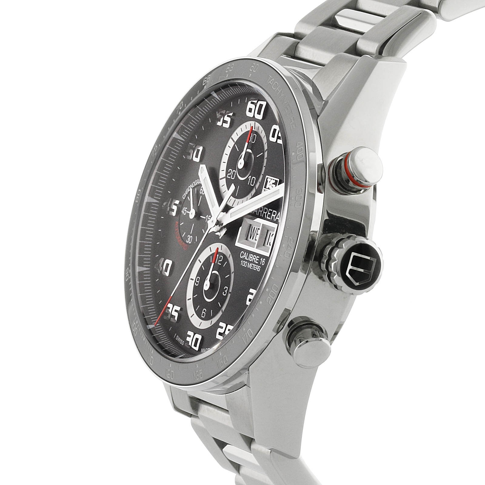 MiroTime Swiss TAG Heuer Carrera Calibre 16 43mm Mens Watch CV2A1R.BA0799