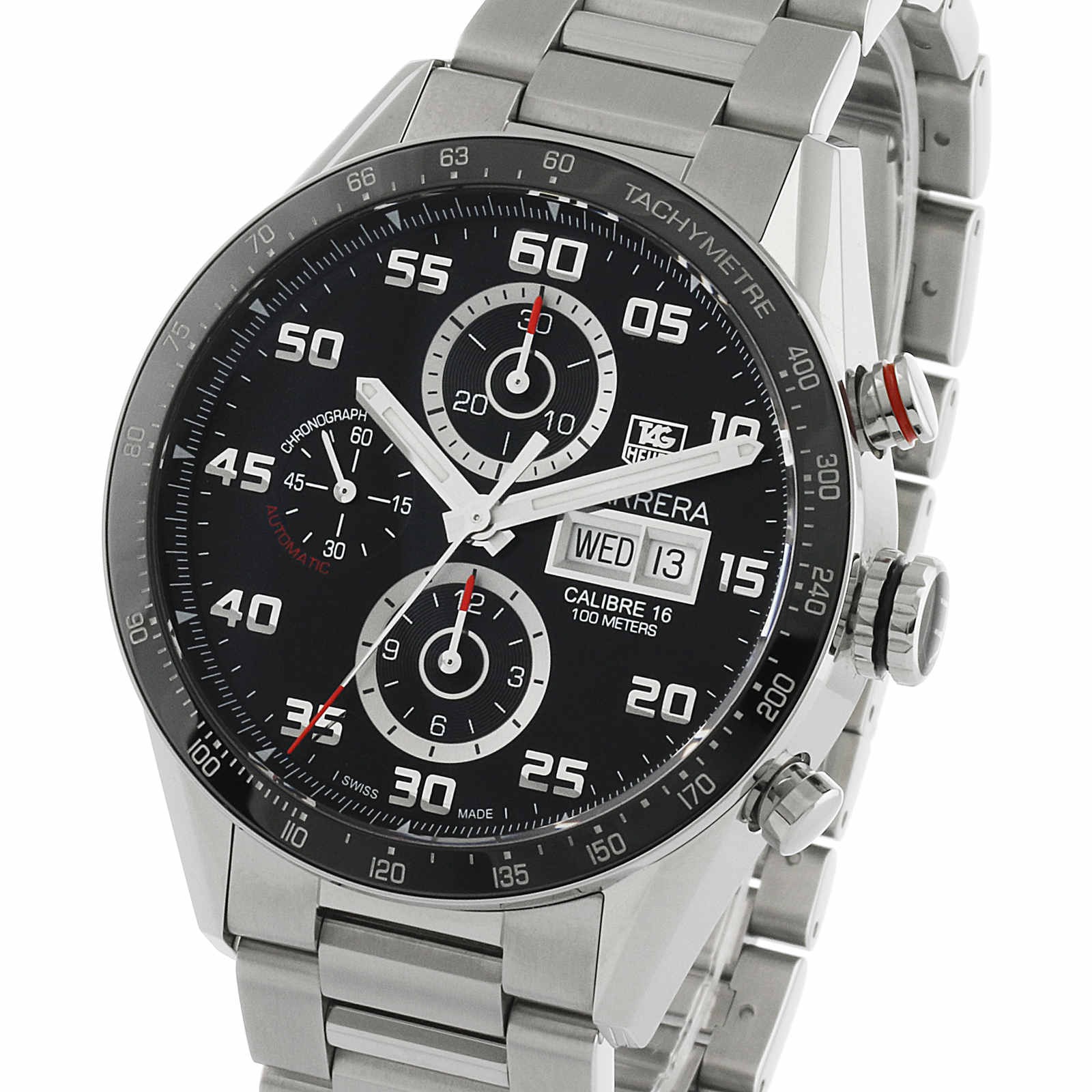 MiroTime Swiss TAG Heuer Carrera Calibre 16 43mm Mens Watch CV2A1R.BA0799