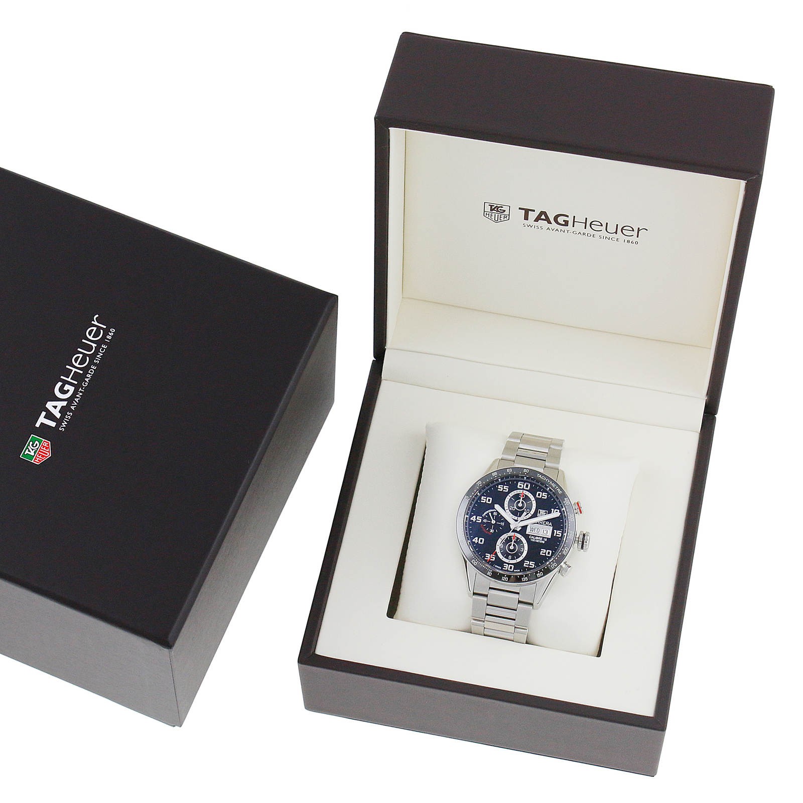 MiroTime Swiss TAG Heuer Carrera Calibre 16 43mm Mens Watch CV2A1R.BA0799