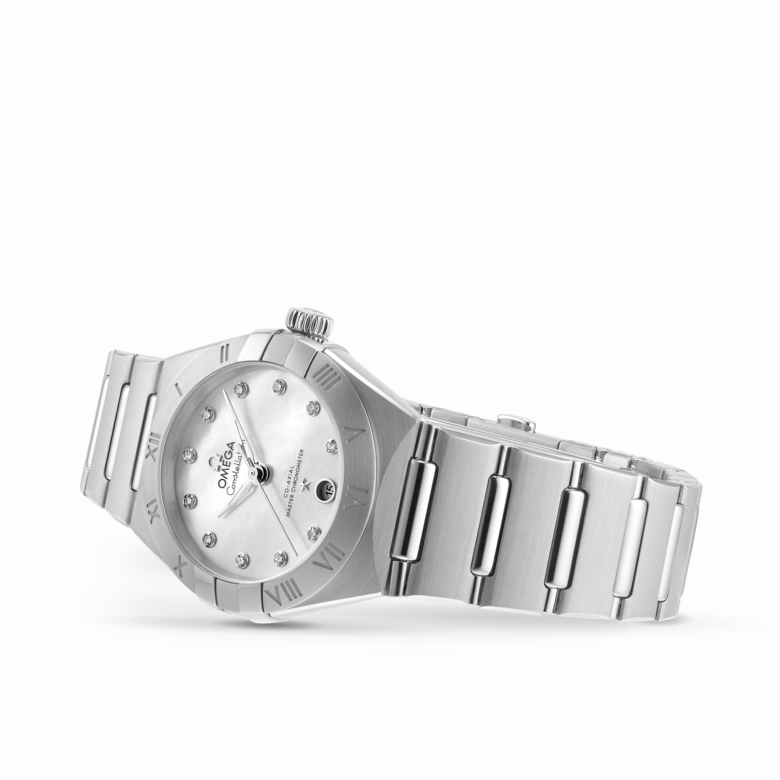 MiroTime Swiss Omega Constellation Manhattan Co-Axial 29mm Ladies Watch O13110292055001