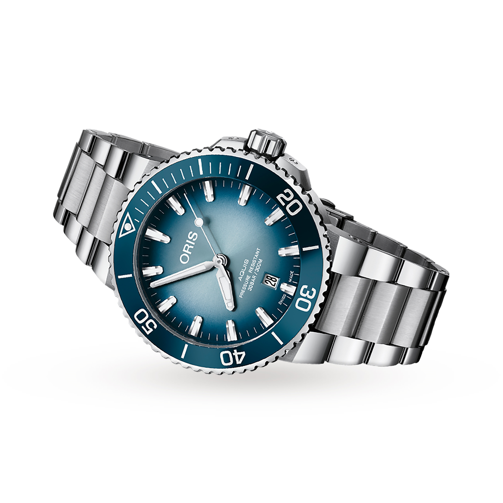 MiroTime Swiss Oris Lake Baikal Limited Edition 43.5mm Mens Watch 01 733 7730 4175-SET