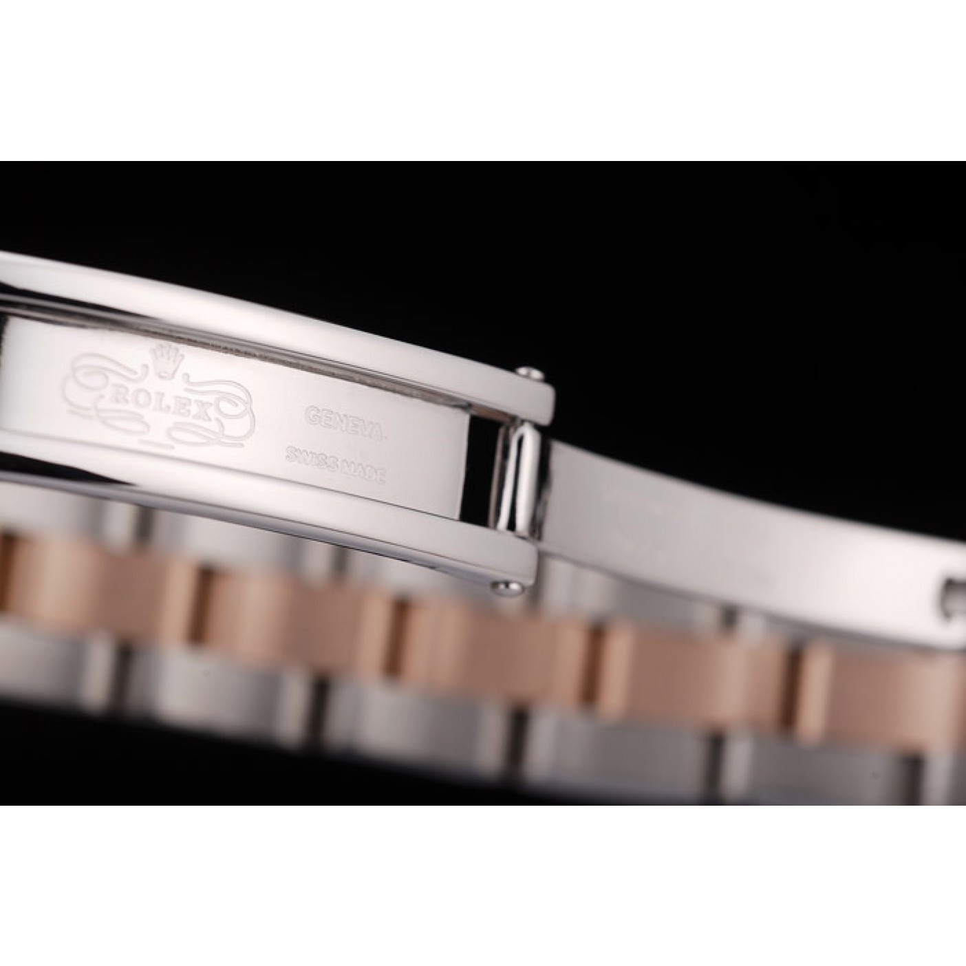 MiroTime Rolex DateJust Brushed Stainless Steel Case Brown Dial Diamond Plated