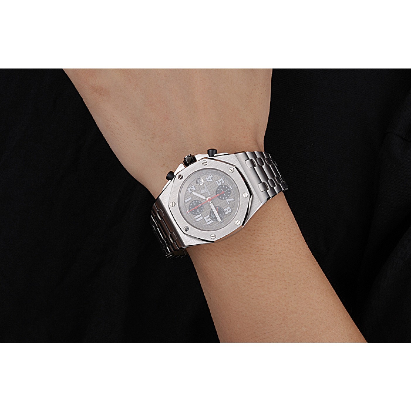 MiroTime Swiss Audemars Piguet Royal Oak Offshore Grey Dial Stainless Steel Case And Bracelet 622870