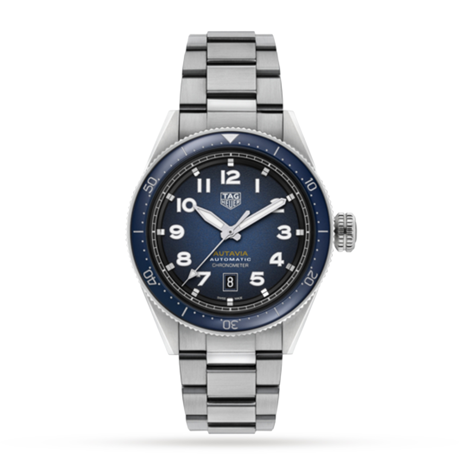 MiroTime TAG Heuer Autavia Calibre 5 COSC 42mm Mens Watch WBE5116.EB0173