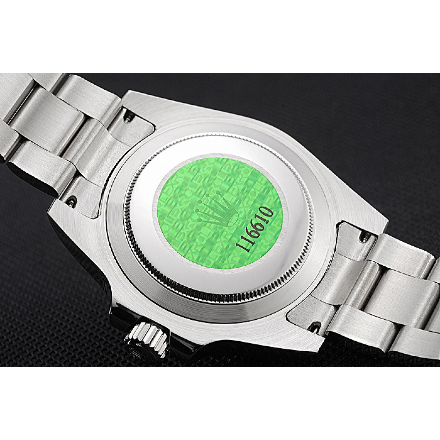 MiroTime Rolex Submariner Stainless Steel Case Blue Dial Diamond Markers Stainless Steel Bracelet 622638