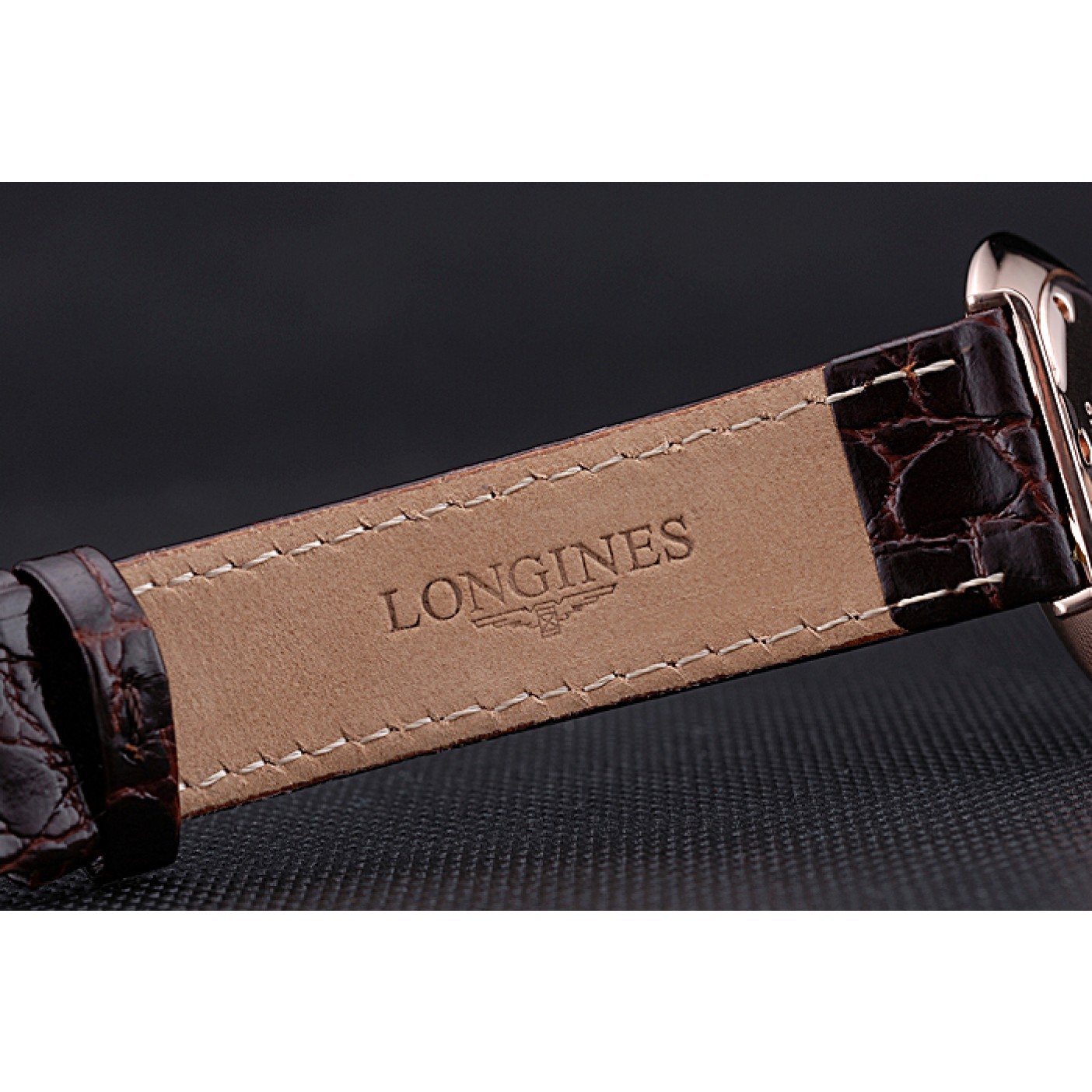 MiroTime Longines La Grande Classique White Dial Brown Leather Band Homme 622136