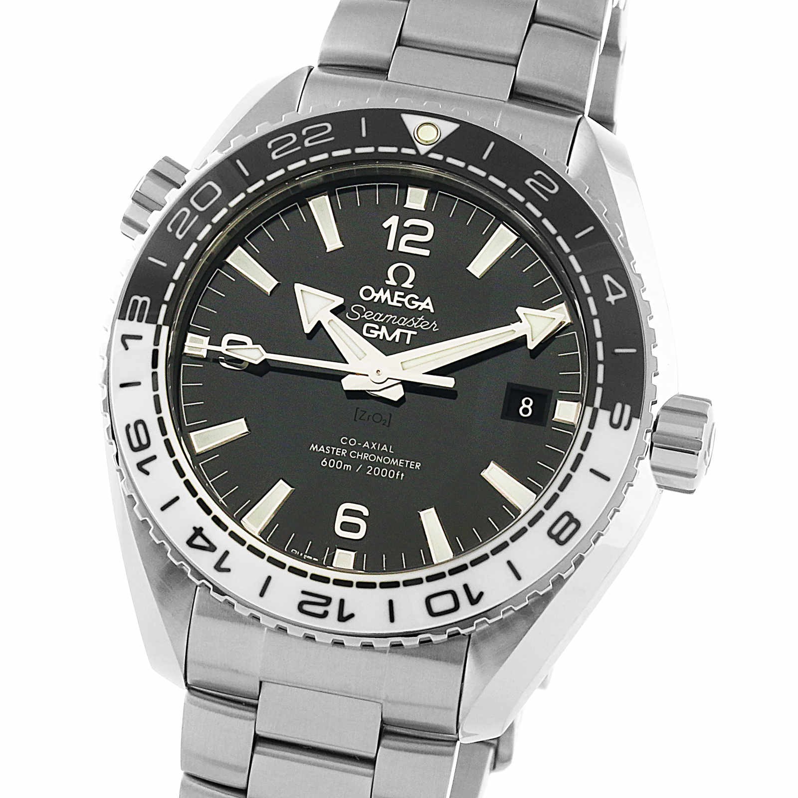 MiroTime Swiss Omega Seamaster Planet Ocean 600m Co-Axial GMT 43.5mm Mens Watch O21530442201001