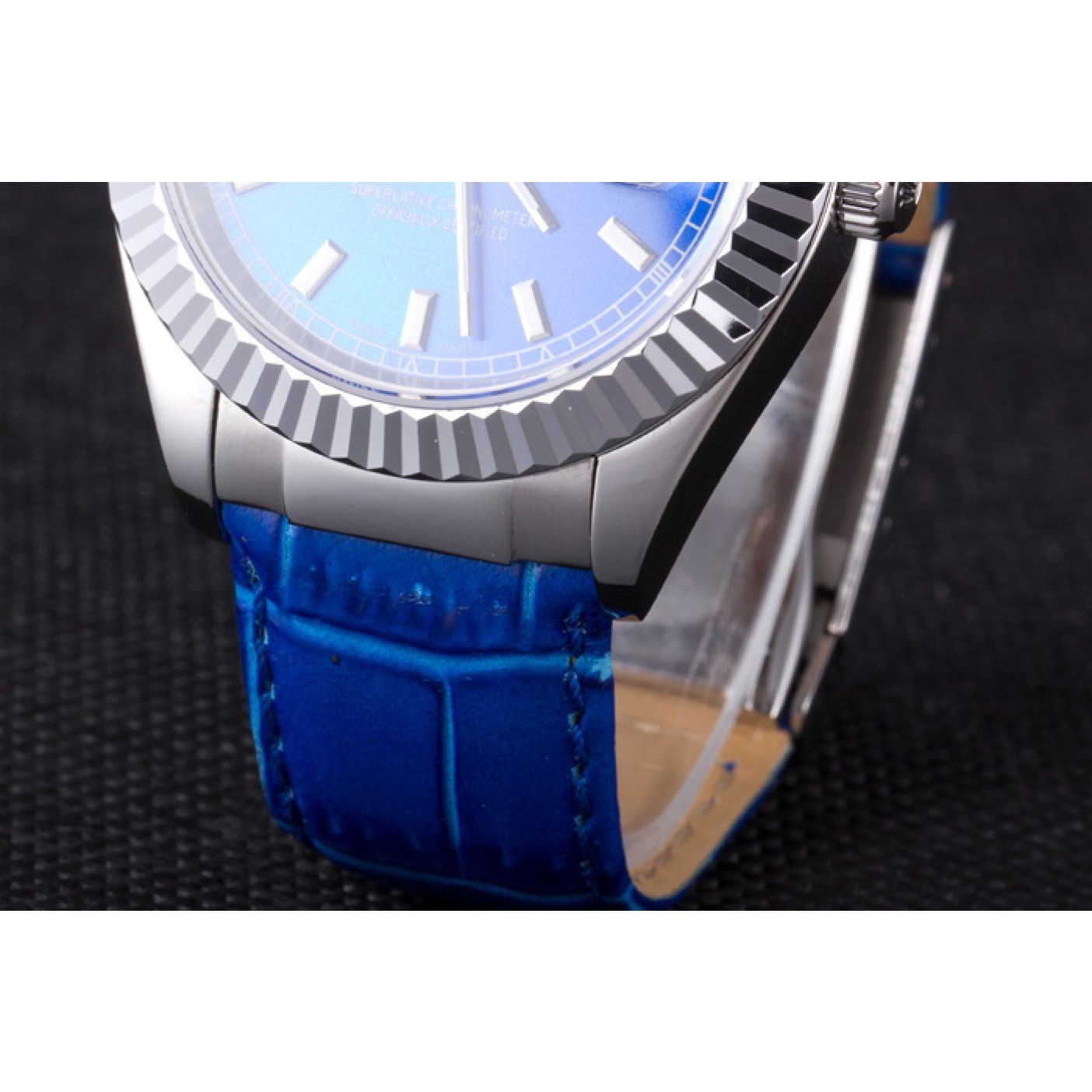 MiroTime Rolex Day-Date Oyster Collection Blue Leather Band 621490