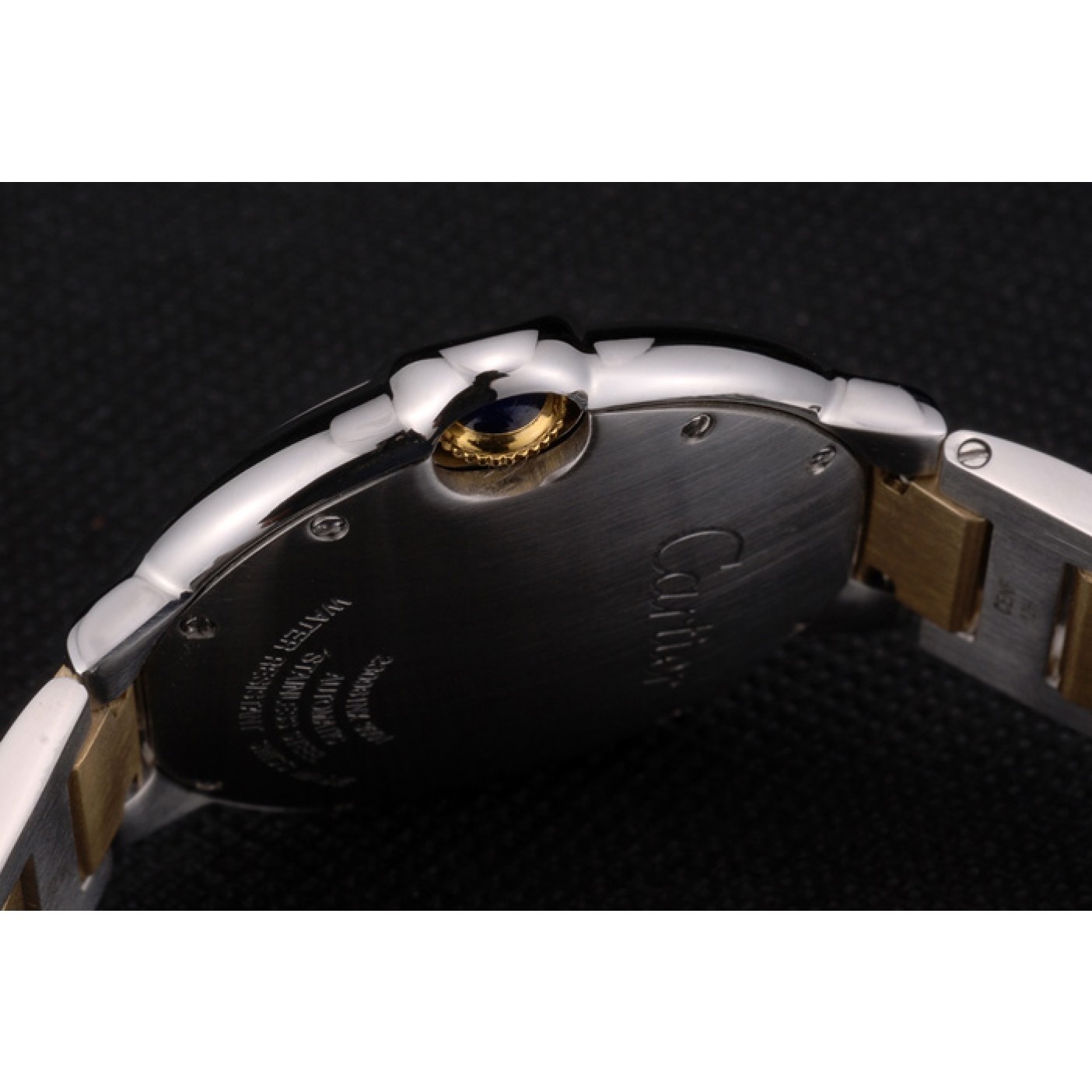 MiroTime Cartier Ballon Bleu 42mm White Dial Stainless Steel Case Two Tone Gold Bracelet