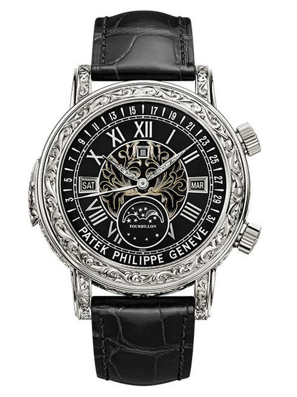 MiroTime AAA Replica Patek Philippe Grand Complications Sky Moon Tourbillon Watch 6002G-010