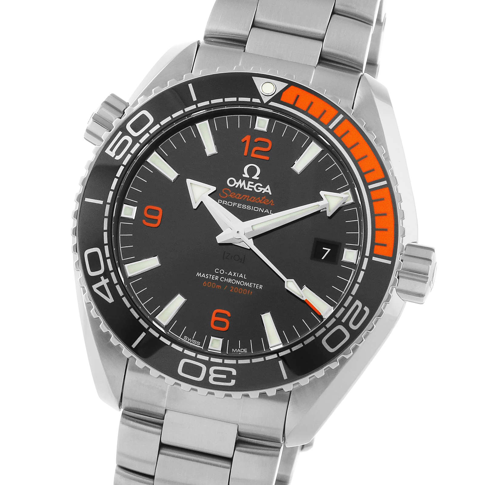 MiroTime Swiss Omega Seamaster Planet Ocean 600m Co-Axial 43.5mm Mens Watch O21530442101002