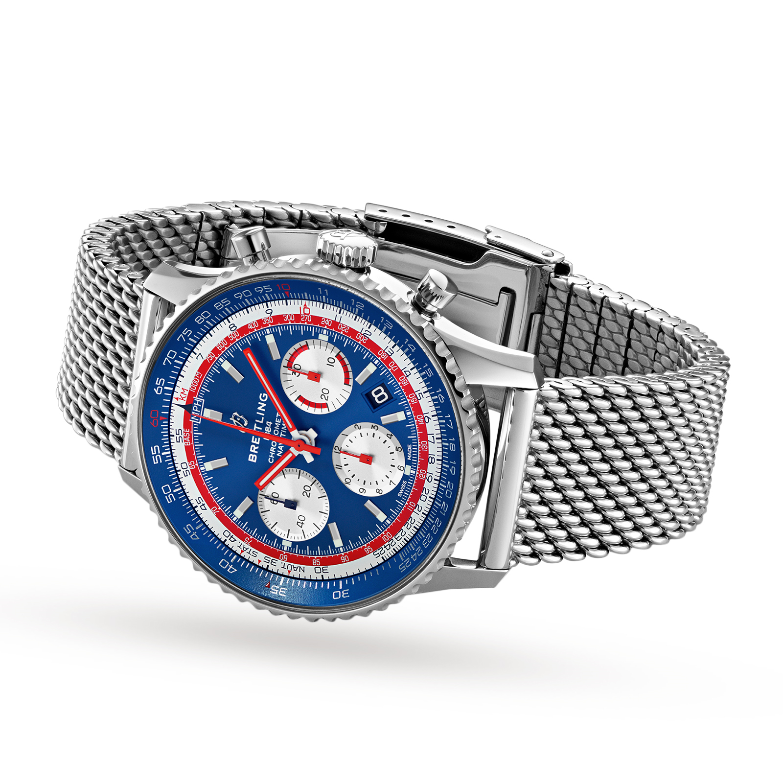 MiroTime Swiss Breitling Navitimer B01 Chronograph 43 Pan Am AB01212B1C1A1