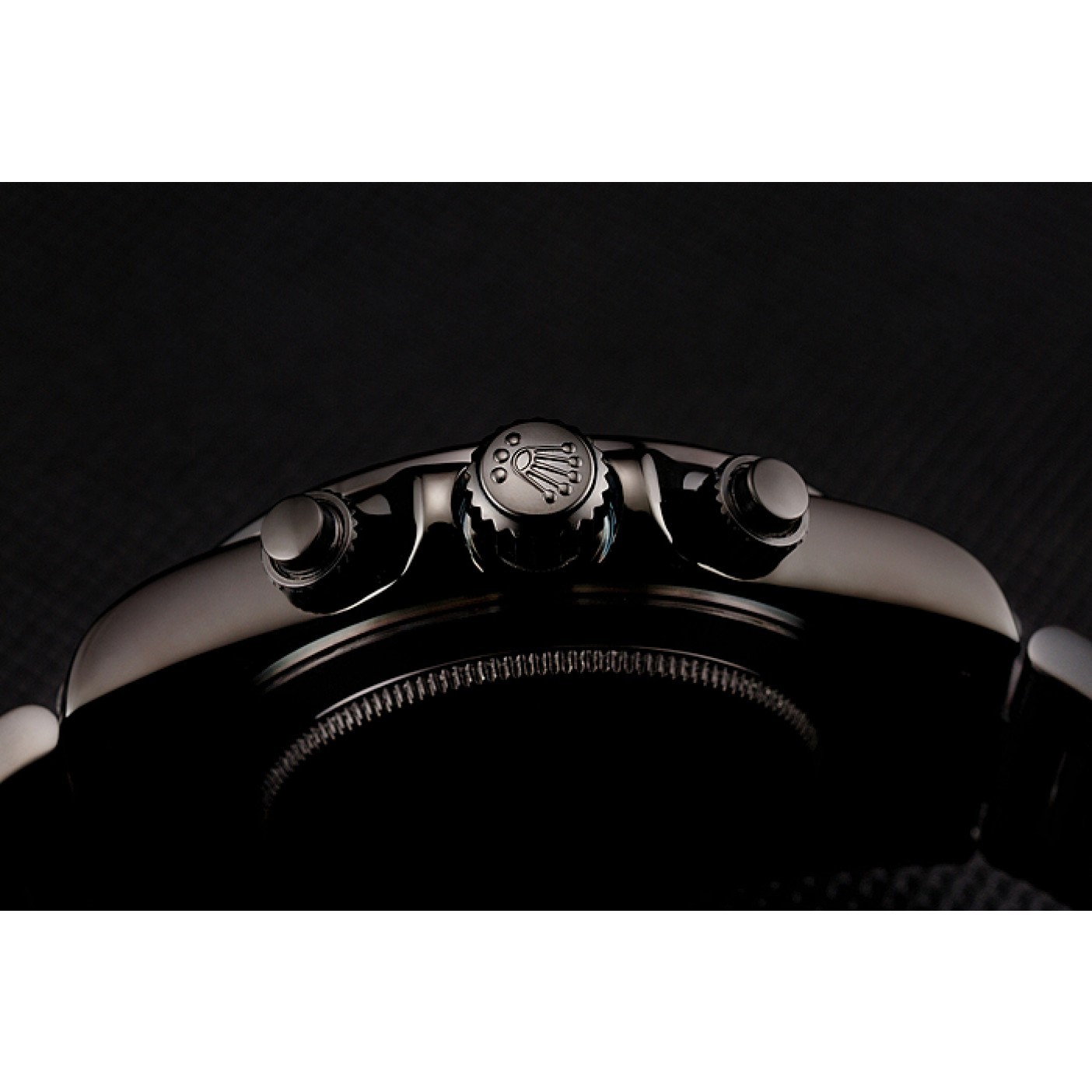 MiroTime Rolex Daytona Midnight White Dial Black Staineless Steel Bracelet 1454021