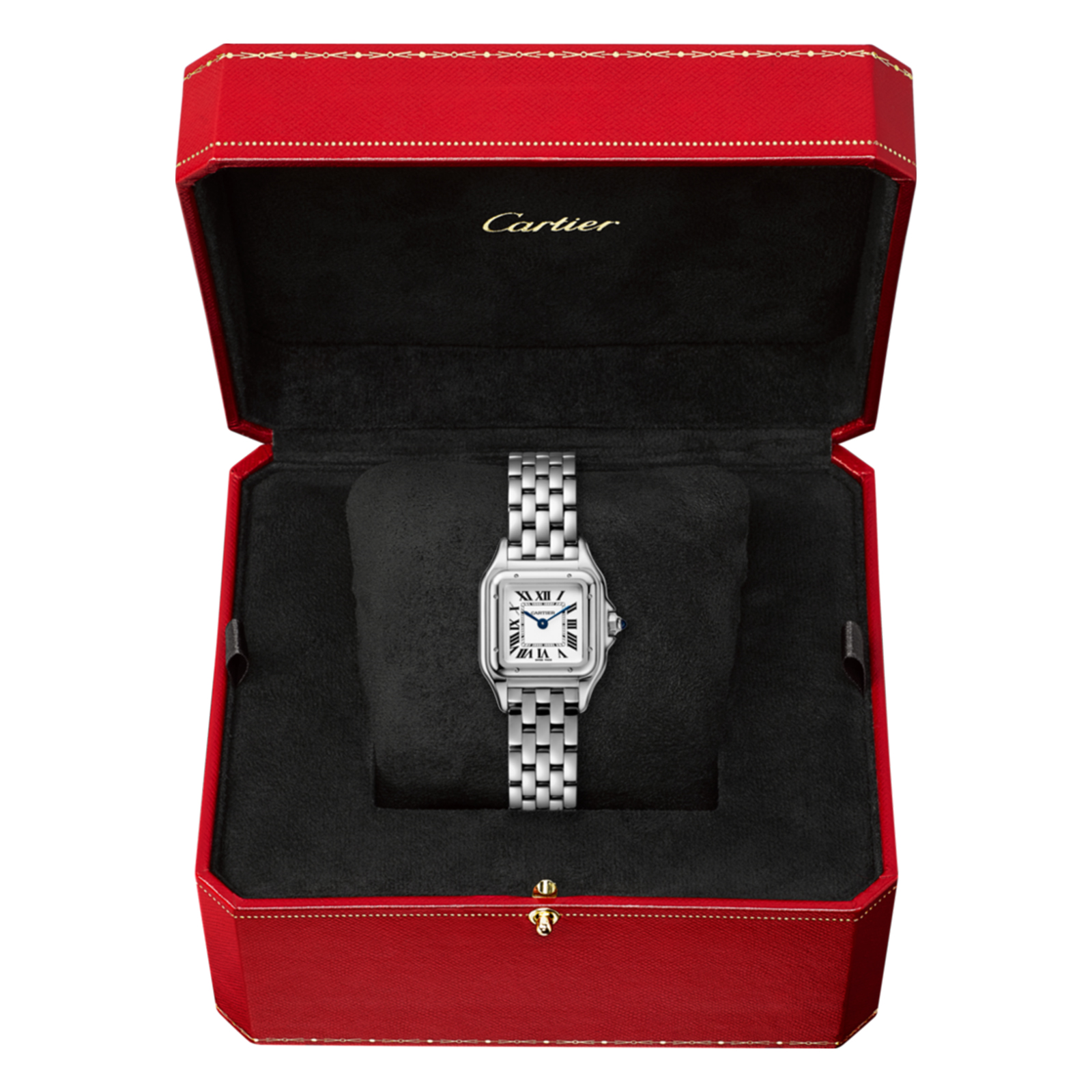MiroTime Swiss Panthère de Cartier watch, small model, Small model, steel